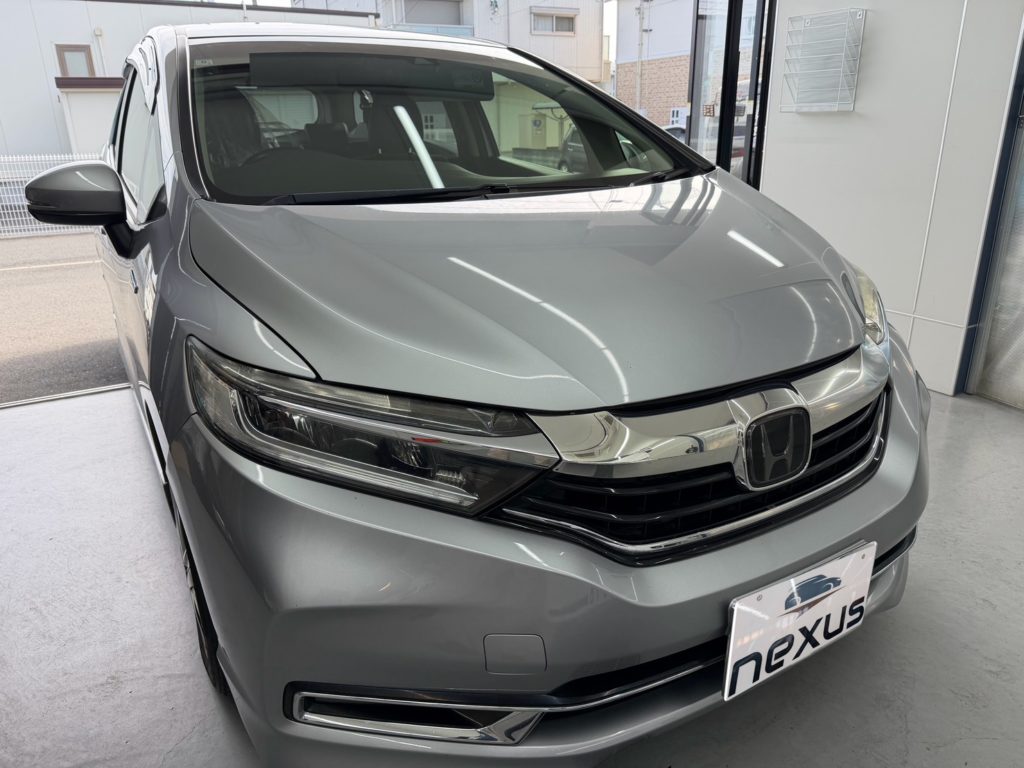 倉敷市のお客様にフロントガラス飛び石修理 シャトル【nexus株式会社】