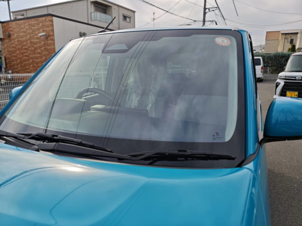 岡山市のお客様にコーティング(3D Hybrid)+フィルム(ゴースト) N-ONEe【nexus株式会社】