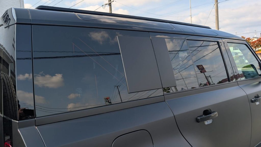 岡山市のお客様にカーフィルム(シルフィード7％) ディフェンダー【nexus株式会社】