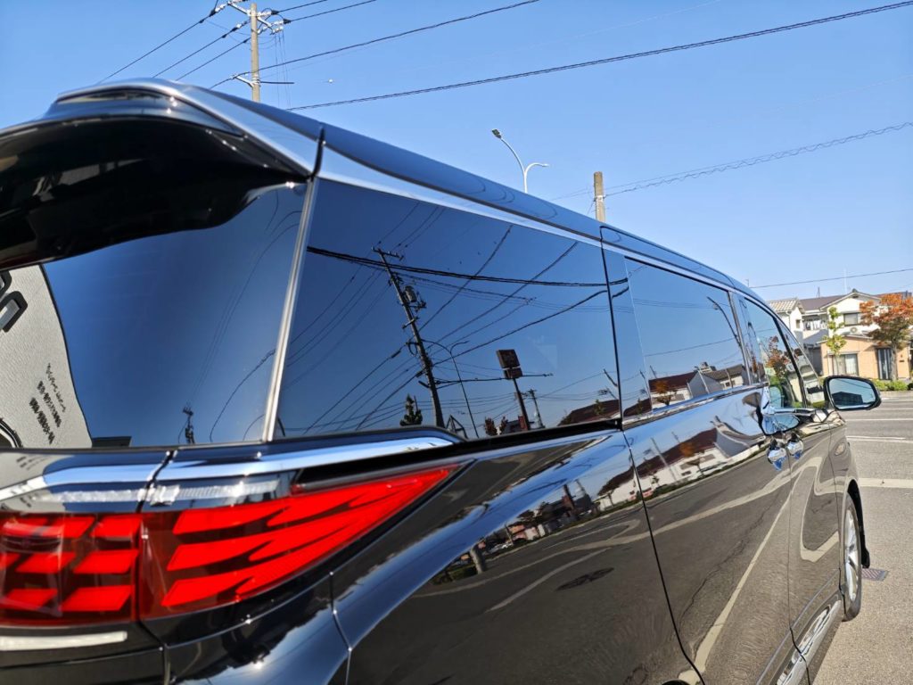 瀬戸内市のお客様にコーティング(3D Hybrid)+フィルム(スタンダード)　アルファード【nexus株式会社】