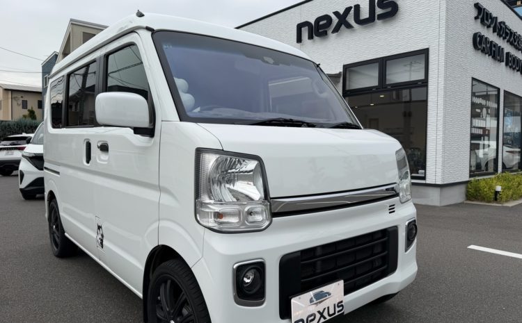 岡山市のお客様です。フロントガラス交換(コートテクト)　エブリィ【nexus株式会社】