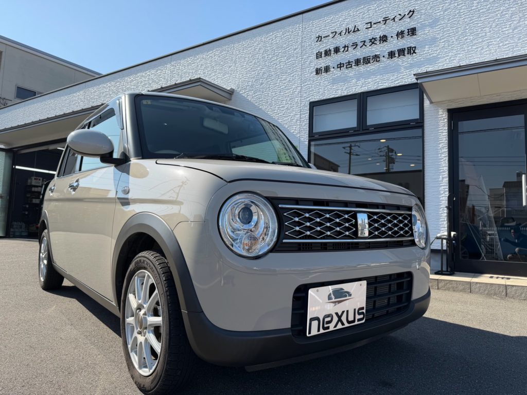 赤磐市のお客様にカーフィルム(プレミアム20％) ラパン【nexus株式会社】