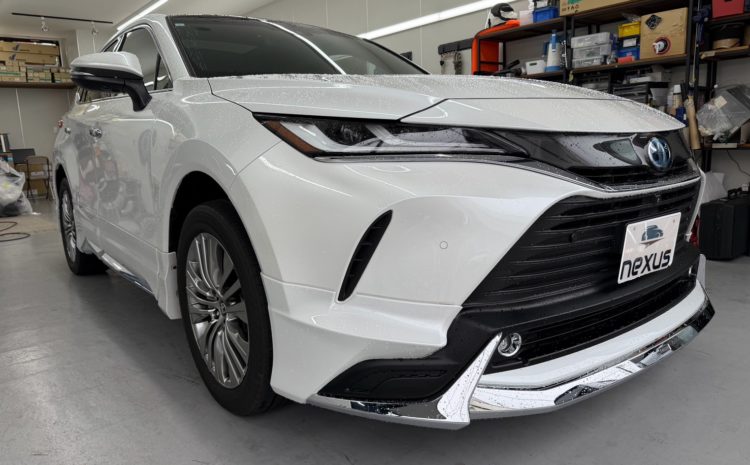 岡山市のお客様にカーフィルム(スタンダード7％)　ハリアー【nexus株式会社】