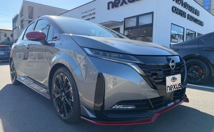 倉敷市のお客様にカーフィルム(プレミアム20％) ノートオーラニスモ【nexus株式会社】