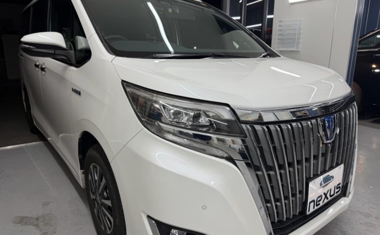 岡山市のお客様にフロントガラス飛び石修理　エスクワイア【nexus株式会社】