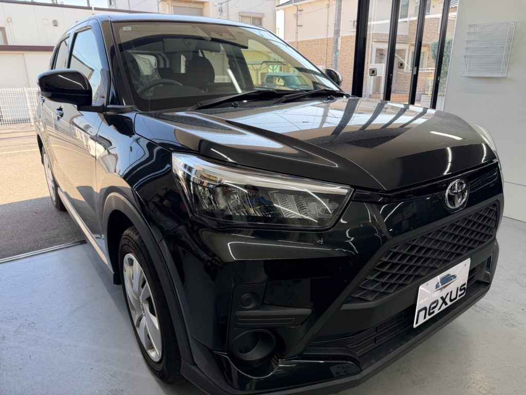 岡山市のお客様にフロントガラス飛び石修理 ライズ【nexus株式会社】