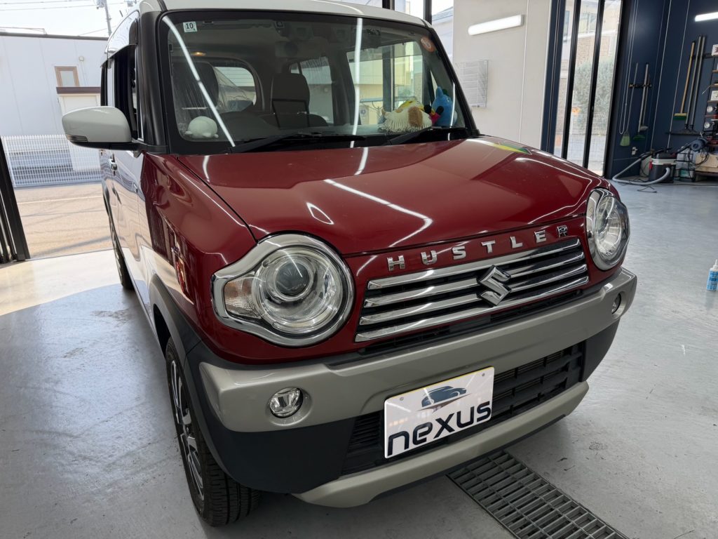 岡山市のお客様にフロントガラス交換 ハスラー【nexus株式会社】