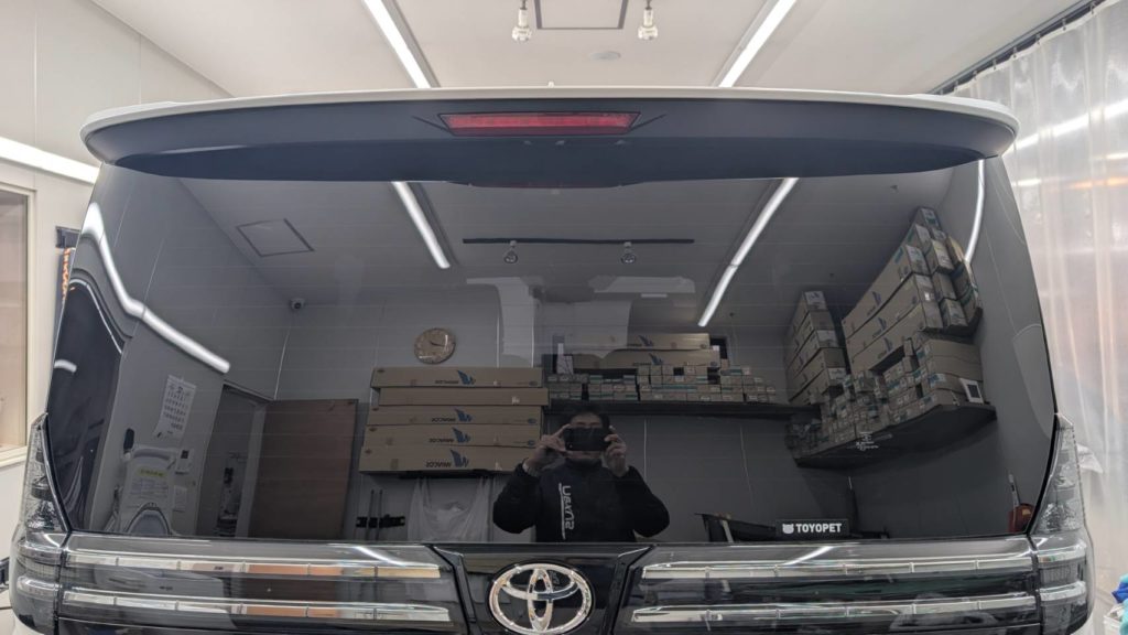 玉野市のお客様にカーフィルム(ドット対応) VOXY【nexus株式会社】