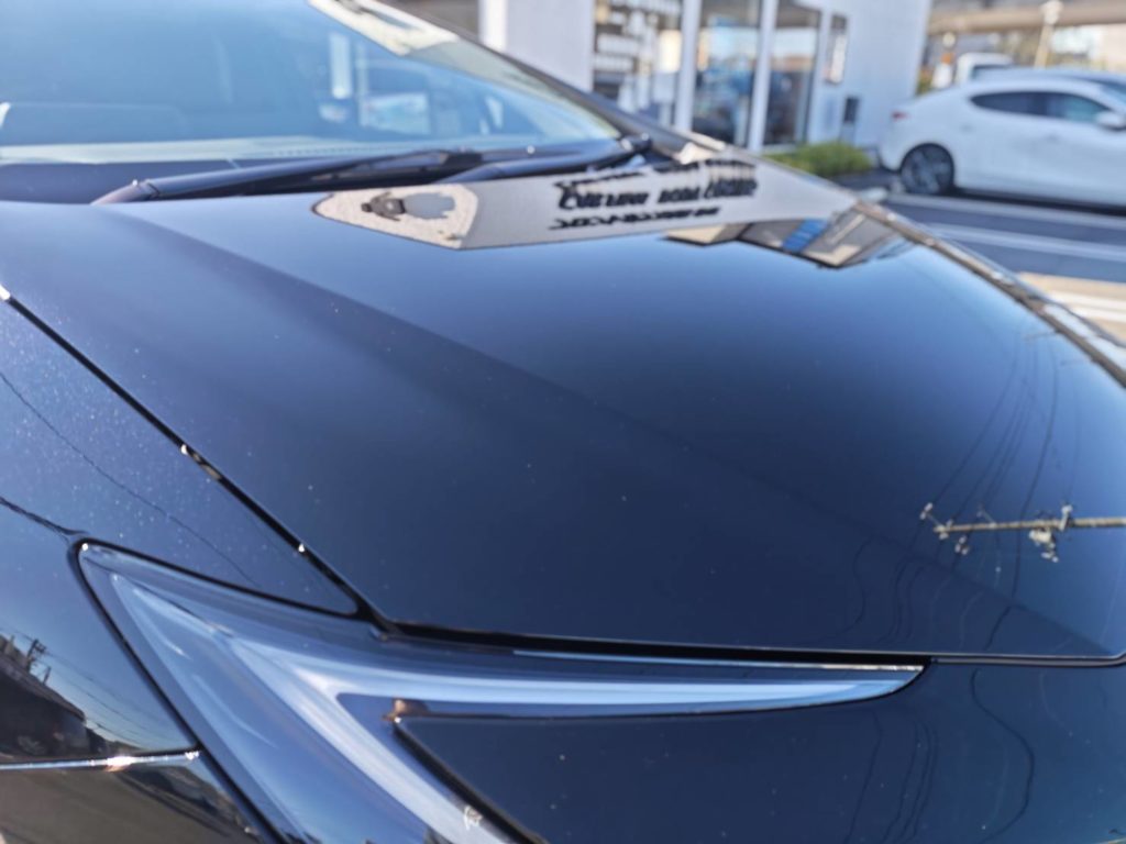 玉野市のお客様にコーティング(セラミックウルトラ)+フィルム(プレミアム)施工　プリウス【nexus株式会社】