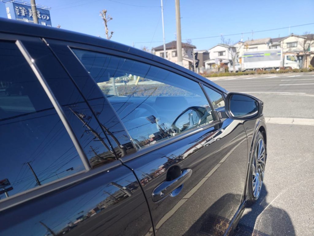 玉野市のお客様にコーティング(セラミックウルトラ)+フィルム(プレミアム)施工　プリウス【nexus株式会社】