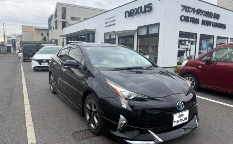岡山市のお客様にカーフィルム(スタンダード2％)　プリウス【nexus株式会社】