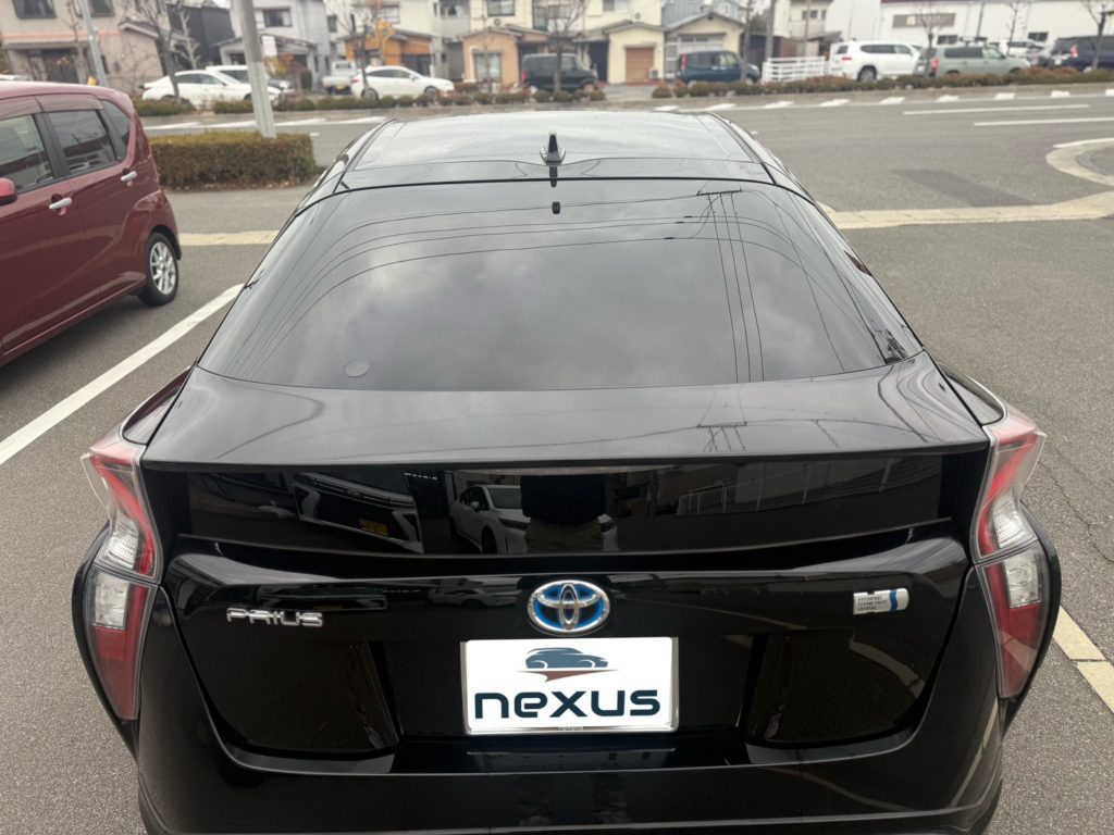 岡山市のお客様にカーフィルム(スタンダード2％)　プリウス【nexus株式会社】
