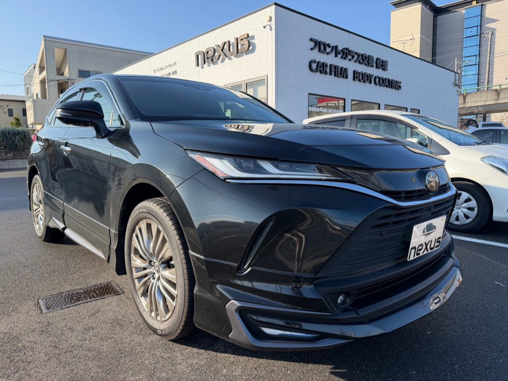 岡山市のお客様にカーフィルム(ゴースト)　ハリアー【nexus株式会社】