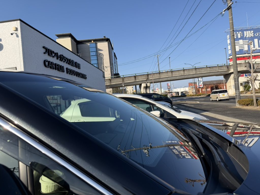 岡山市のお客様にカーフィルム(ゴースト)　ハリアー【nexus株式会社】