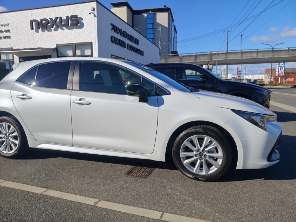 倉敷市のお客様にコーティング(プレミアム)　カローラスポーツ【nexus株式会社】