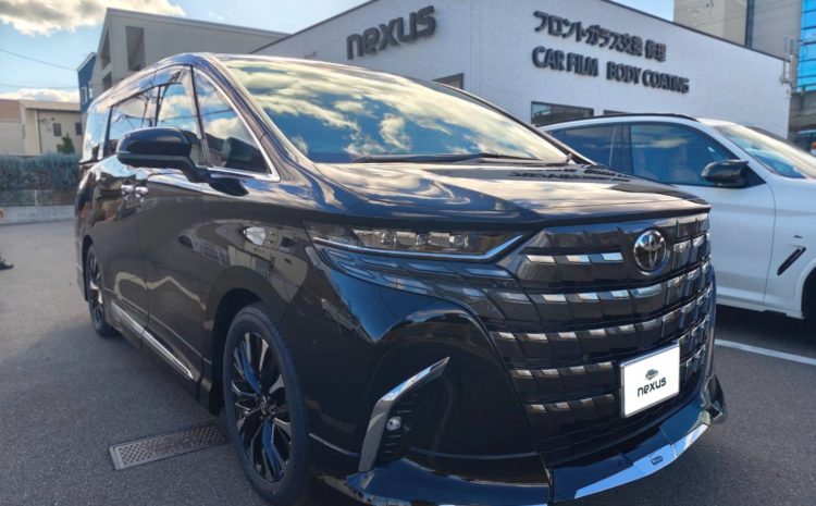 岡山市のお客様にコーティング(3D Hybrid)+フィルム(スタンダード)　アルファード【nexus株式会社】