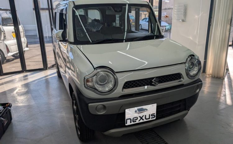 備前市のお客様にフロントガラス交換　ハスラー【nexus株式会社】