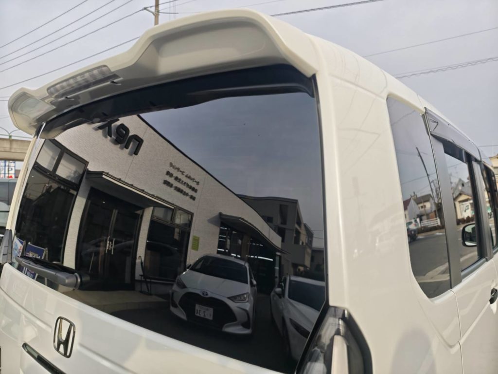 和気郡のお客様にコーティング(3D Hybrid)+フィルム(スタンダード)　N-BOX【nexus株式会社】