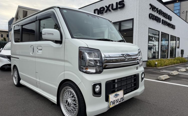 津山市のお客様にカーフィルム(スタンダード2％)　エブリィ【nexus株式会社】