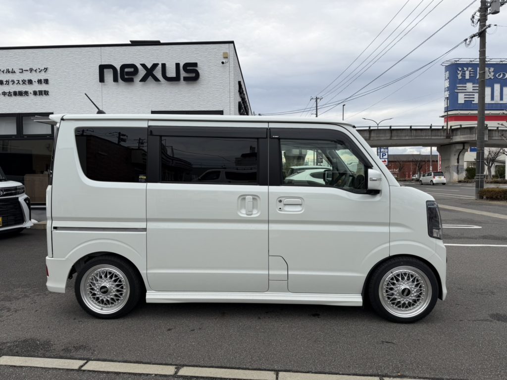 津山市のお客様にカーフィルム(スタンダード2%) エブリィ【nexus株式会社】