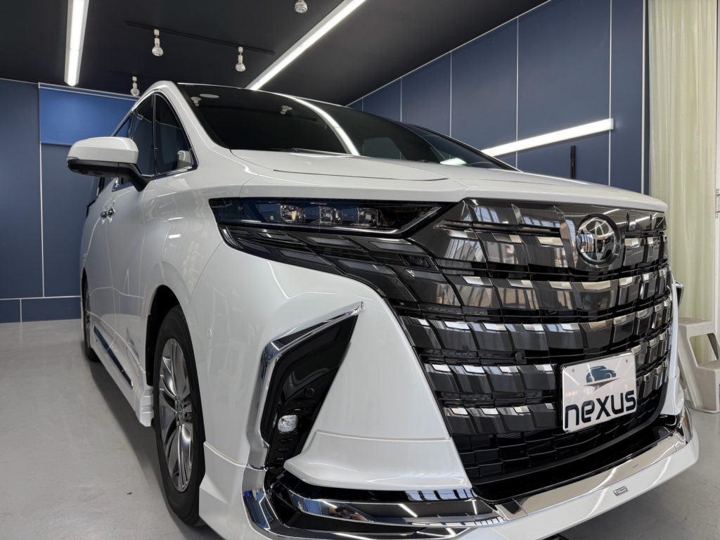 岡山市のお客様にコーティング(3D Hybrid) アルファード【nexus株式会社】