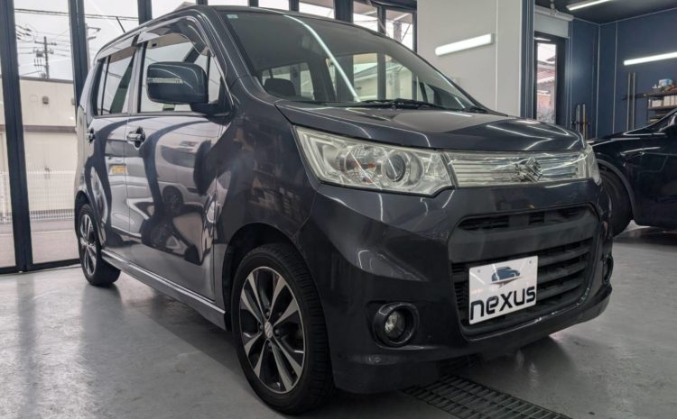 岡山市のお客様にフロントガラス飛び石修理　ワゴンRスティングレー【nexus株式会社】