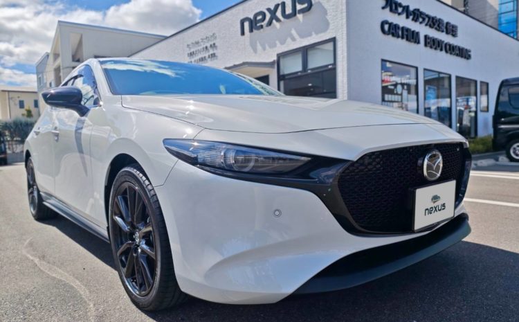 岡山市のお客様にコーティング(ナノ)　MAZDA3【nexus株式会社】