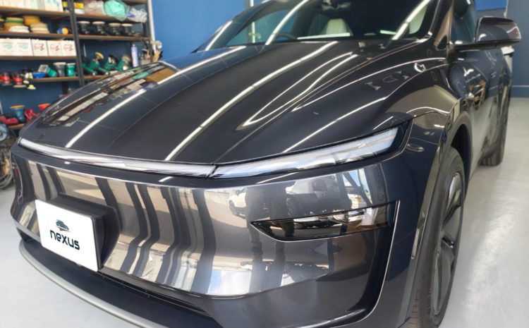 岡山市のお客様にコーティング(セラミックウルトラ)　テスラモデルY【nexus株式会社】
